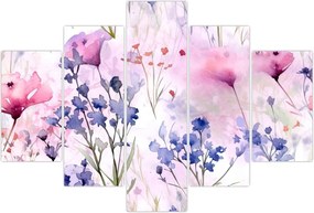 Tablou - Acuarelă pajiște (150x105 cm)