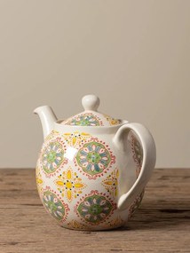 Ceainic din ceramica, pictat manual, Bohemian