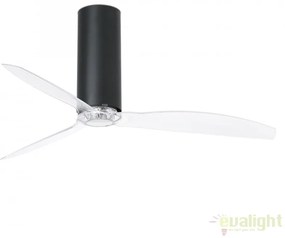 Ventilator cu telecomanda Tube negru mat / transparent 32036