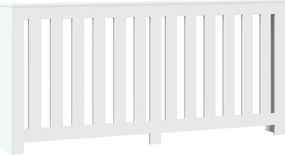 vidaXL Mască pentru calorifer, alb, 175x20x82 cm, lemn prelucrat