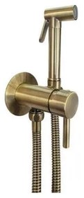 Paffoni RINGO WEST - set bideu cu duș manual pentru montaj încastrat, bronz