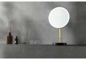 Deante ADI_Z812-LED Oglindă cosmetică reîncărcabilă pentru baie SILIA, LED 5 V, 5000 mAh, 2700–6500 K, IP44