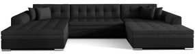 Colțar Vento 355cm negru