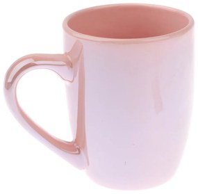 Cană din ceramică Dakls Puro, 330 ml, roz