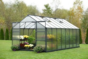 Sera din aluminiu Azalia 2,5 x 4,9 m CoverTech antracit