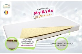 Saltea fibra cocos MyKids Merinos 120x60x09 (cm)