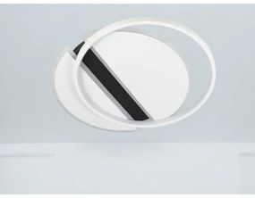 Plafonieră LED dimabilă LED/80W/230V 3000-6500K alb/negru + telecomandă