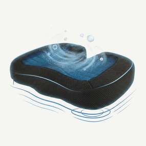 Perna ortopedica sezut memory foam cu gel racoritor ORTO COCCIS Gel