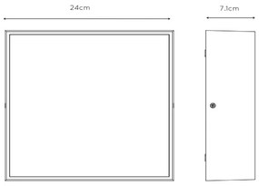 Plafonieră LED pentru baie Lucide 27816/10/29 ROXANE LED/12W/230V IP54