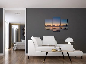 Tablou femeii pe plajă (90x60 cm)