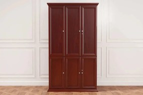 Dulap lemn masiv nuc Toronto Model T1 3 Uși, 120 × 43.5 × 220 cm