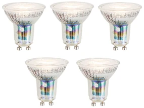 Set de 5 becuri LED inteligente GU10 50mm, reglabile, 4,7W, 345 lm, 2700-6500K