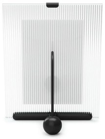 Ramă foto neagră cu picior de susținere din sticlă 16x20 cm Flute – Umbra