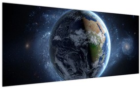 Tablou - Vedere din spațiu (120x50 cm)