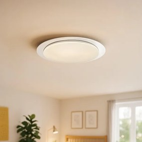 Plafonieră LED dimabilă SONIC, 100W, 230V, 3000-6000K, Ø 85 cm, albă + telecomandă
