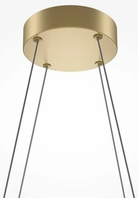 Maytoni MOD244PL-L50BSK - Lustra LED HALO, suspendată pe cablu, LED/40W/230V, aurie