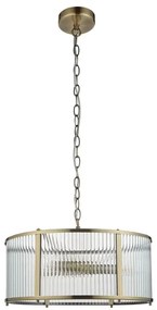 Endon 106282 - Lustră cu lanț RIDGETON 3xE14/6W/230V alamă