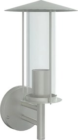 vidaXL Corp de iluminat exterior de perete, argintiu, oțel inoxidabil