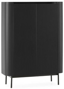 Dulap negru 100x140x40 cm Willa – MOME