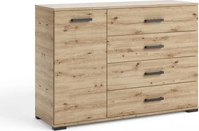 Comodă Frazio – 120x40x83 cm – Stejar Artisan