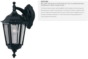 Aplica de exterior stil traditional IP23 Bel Aire 82531BK SRT