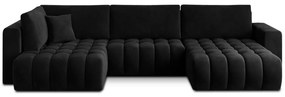 Colțar Bonito 350cm negru