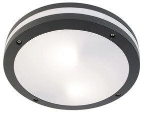 Lampă de perete și plafon inteligent gri închis inclusiv Wi-Fi A60 - Glow