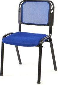 Scaun conferință pliabil  - albastru