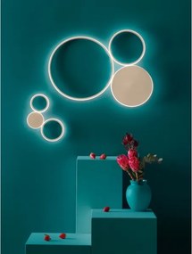 Ondaluce - Aplica de perete LED POIS, 20W, 230V, aurie