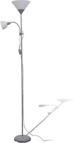 vidaXL Lampă de podea, Gri