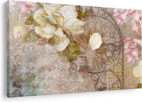 Tablou - Ornament de flori (90x60 cm)