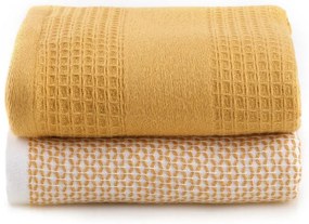 Prosoape galbene 2 buc. gofrate 40x60 cm Betty – Foutastic