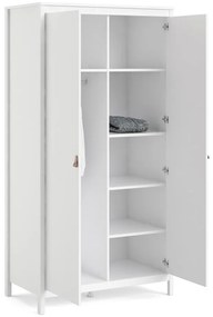 Șifonier alb 102x199 cm Madrid – Tvilum