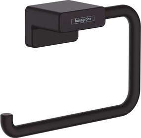 Suport hartie igienica Hansgrohe AddStoris negru mat