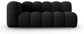 Modul pentru canapea negru/gri antracit (cu colț pe partea stângă ) Lupine – Micadoni Home