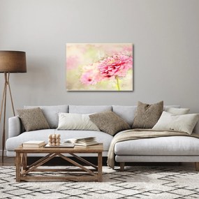 Tablou - Floare roz, aquarel (70x50 cm)