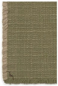 Covor kaki țesut manual din bumbac 140x200 cm Handloom – Lorena Canals