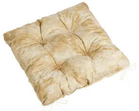 Bellatex Scaun Adéla matlasat piele de șarpe maro, 40 x 40 cm