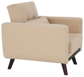 Fotoliu extensibil Culoare Bej / Nuc , ARKADIA