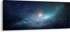 Tablou - Stele și nebuloase (120x50 cm)
