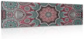 Tablou Mandala indiană cu model floral