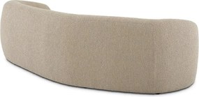 Canapea curbata design LUX Blaine, boucle sand