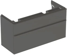 Geberit Smyle Square dulap 118.4x47x61.7 cm sub chiuveta pe perete negru 500.356.JK.1