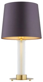 Veioza eleganta realizata din alama Hampton, pruna-violet