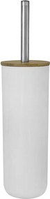 Perie de toaletă autoportantă Aqualine alb/bambus
