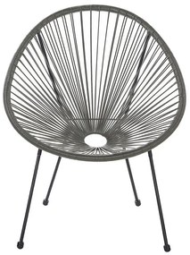 Set pentru grădină ALVAREZ II (gri închis) (pentru 2 persoane). 1026973