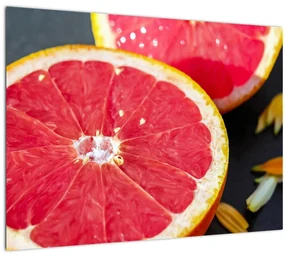 Tablou cu grapefruit tăiat (70x50 cm)