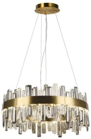 Lustră LED de cristal dimabilă pe cablu LED/80W/230V + telecomandă