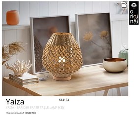 Veioza/Lampa de masa design decorativ Yaiza