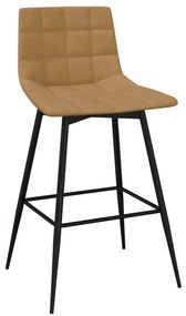 338604 vidaXL Scaun de bar, maro, catifea